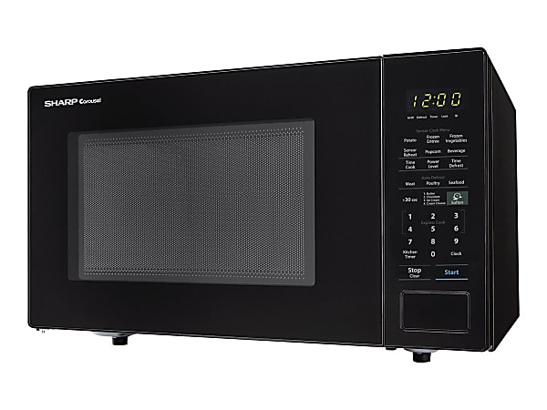 Sharp® Carousel® 1.4 Cu Ft Microwave Oven, Black