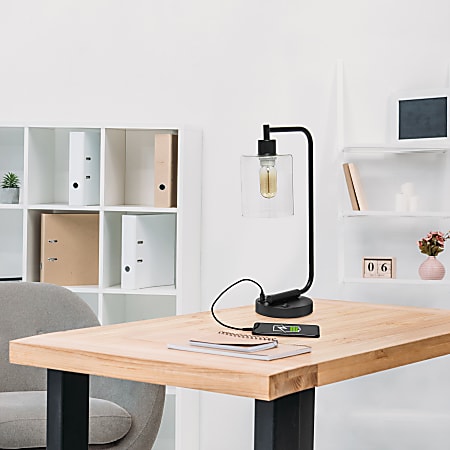 Modern desk lamp with on sale usb
