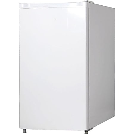 Keystone KSTRC44CW Refrigerator/Freezer - 4.40 ft³ - Manual Defrost - Reversible - 4.04 ft³ Net Refrigerator Capacity - KSTRC44CW
