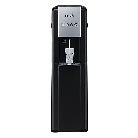 Primo® 601000 Pro Series Bottom-Load Water Dispenser, O.60 Gallons, Black/Silver