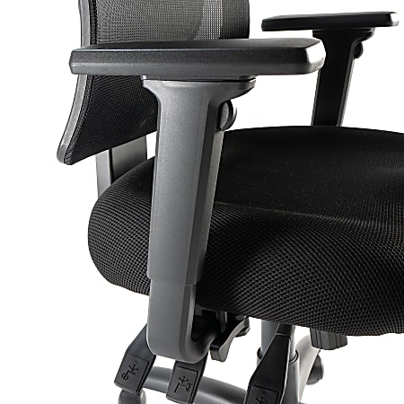 Bush Business Furniture Custom Comfort High Back Multifunction Ergonomic Mesh Office Chair Black Standard Delivery