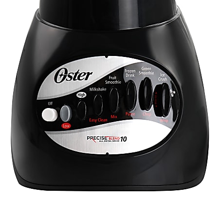 Oster Classic Series 8 Speed Blender With Smoothie Cup Red - Office Depot