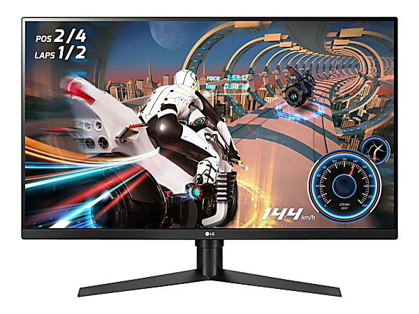 LG UltraGear 32GK65B-B - LED monitor - 32" (31.5" viewable) - 2560 x 1440 QHD @ 144 Hz - VA - 350 cd/m² - 3000:1 - 1 ms - 2xHDMI, DisplayPort