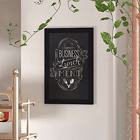Flash Furniture Canterbury Wall-Mounted Magnetic Chalkboard Sign