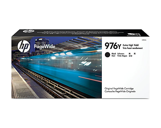 HP 976Y PageWide Black Extra-High-Yield Ink Cartridge, L0R08A