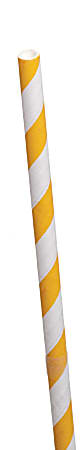 ECO Products Flexible Paper Straws, Yellow, Case Of 3,200