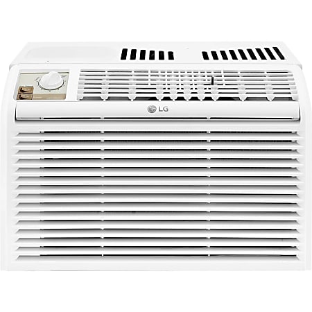 LG 5,000 BTU Window Air Conditioner, 115V - Cooler - 1465.36 W Cooling Capacity - 150 Sq. ft. Coverage - Washable - White