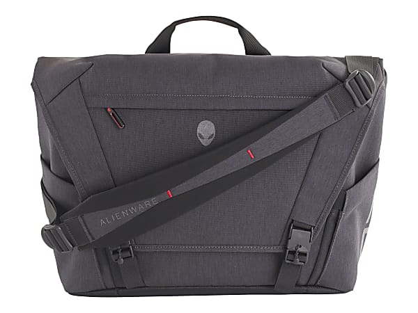 Mobile Edge Alienware Area-51m 17.3" Messenger Bag - Notebook carrying case - 17.3" - black, dark gray - for Alienware Area-51m