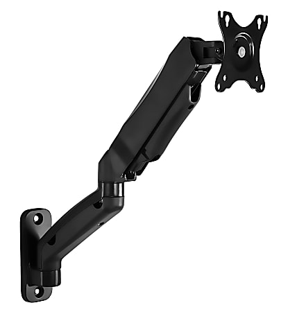 Mount-It MI-765 Single Monitor Wall Mount, 13-1/2"H x 19"W x 2-1/2"D, Black