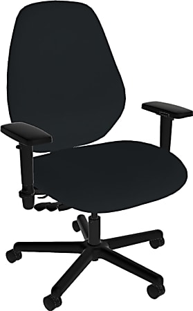 Sitmatic Goodfit Big And Tall Ergonomic Fabric High Back Chair Black ODP Business Solutions
