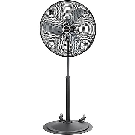 Lasko Max Performance 30" Industrial Grade Oscillating Fan with Wheels - 30" Diameter - 3 Speed - Oscillating, Adjustable Vertical Tilt - 81" Height x 30.5" Width