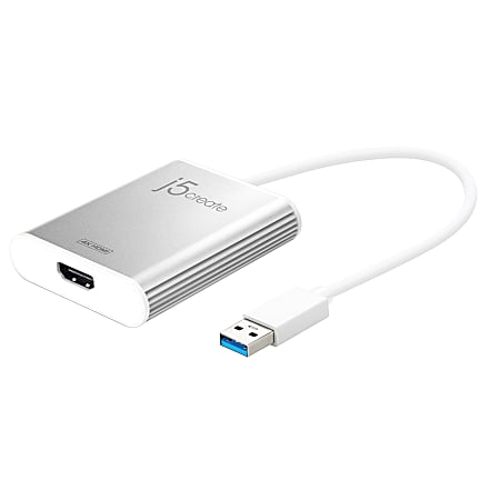 j5create USB 3.0 To 4K HDMI™ Display Adapter, JUA354