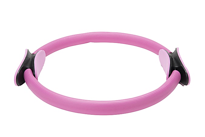 Mind Reader Yoga Pilates Ring, 15-1/8", Pink