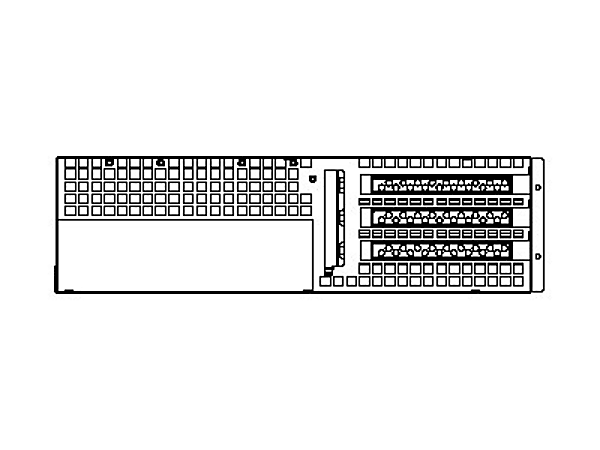 Chenbro Rear Window - System panel - rear - for Chenbro RM21508B, RM21600, RM21700, RM21706