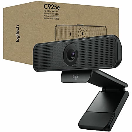 Logitech&reg; Webcam, Black, C925e