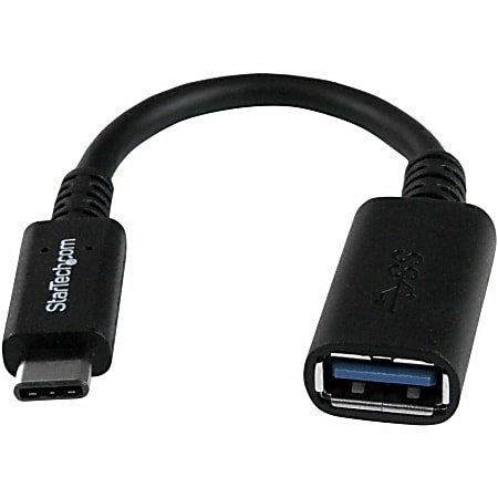 StarTech.com USB-C to USB Adapter - 6in - USB-IF Certified - USB-C to USB-A - USB 3.1 Gen 1 - USB C Adapter - USB31CAADP