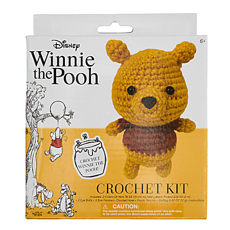 Innovative Designs, 1 Pack Make Your Own Crochet Kit, Winnie the Pooh, Quantity 1