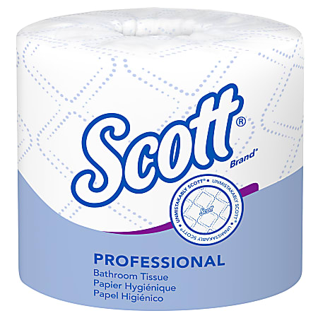 Scott 2-Ply Bathroom Tissue, 4-1/8 x 4 Sheets, 100% Recycled, 550 S - Pack of 20 - Bronze