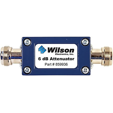 Wilson 6 dB Cellular Signal Attenuator, 50 Ohm (N Female Connectors)