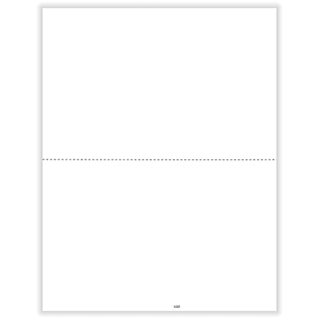 ComplyRight® W-2 Blank Tax Forms, 2-Up, With Backer Instructions, 8-1/2" x 11", Pack Of 100 Forms