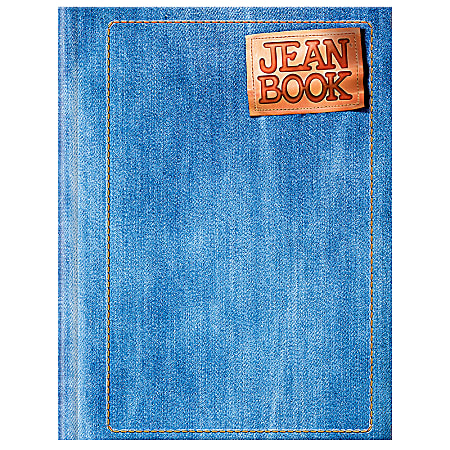 Norma Notebook, Jean, College Rule, 7" x 9", 100 Sheets, Blue, Total Qty 1
