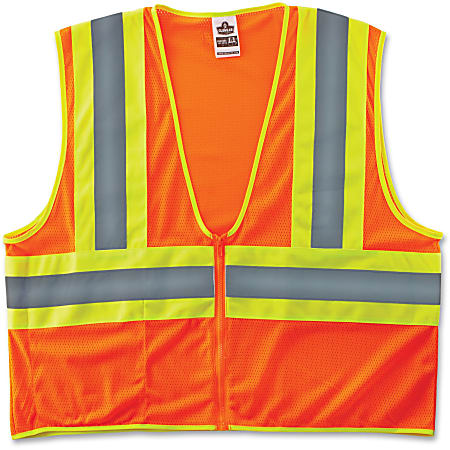 Ergodyne GloWear® Safety Vest, 8229Z Economy 2-Tone Type-R Class 2, Small/Medium, Orange