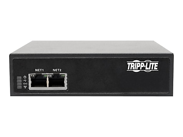 Tripp Lite 8-Port Console Server with Dual GB NIC, 4G, Flash & 4 USB Ports - Console server - 8 ports - 1GbE, RS-232 - TAA Compliant