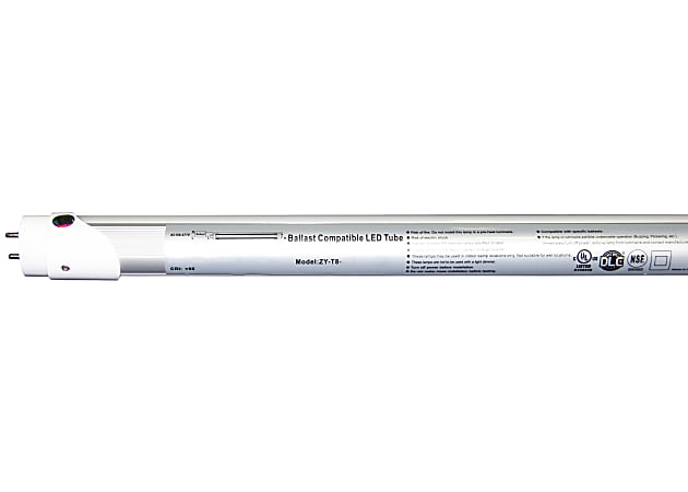 James LED T8 4' Magic Tube, 15 Watt, 5000K, Type AB Hybrid, 2100 Lumens, Box of 30 Tubes