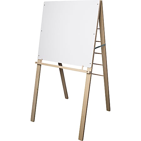 Flipside Big Book Easel - 24" (2 ft) Width x 24" (2 ft) Height - White Surface - Rectangle - Assembly Required - 1 Each