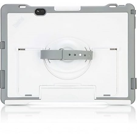 Lenovo Carrying Case Tablet, Pen - White, Gray - Moisture Resistant, Dust Resistant, Dirt Resistant - 4X40N91222