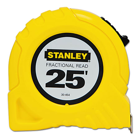 Stanley Tools Tape Measure, Standard, 25' x 1" Blade