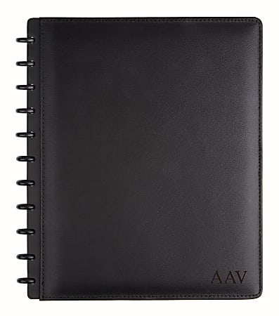 TUL™ Personalized Custom Note-Taking System Discbound Letter-Size Notebook, 8 1/2" x 11", Black