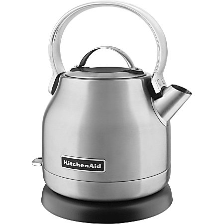 KitchenAid 1.25L Electric Kettle - 1500 W - 1.32 quart - Brushed Stainless Steel