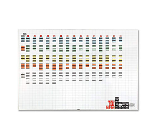 Magna Visual Magnetic Work/Plan Kit, 48"H x 72"W