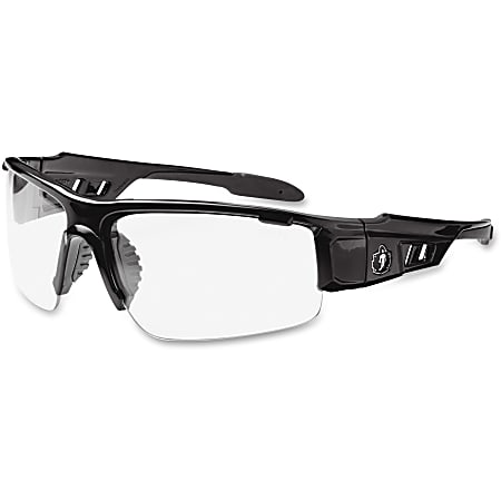 Ergodyne Skullerz DAGR Clear Lens Black Safety Glasses