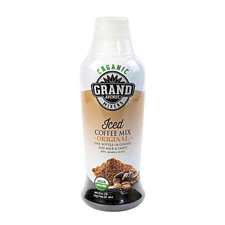 Grand Avenue Organic Iced Coffee Mix, Original, 32 Oz Box