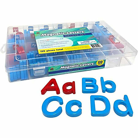 Teacher Created Resources Magnetic Letters Deluxe Set RedBlue