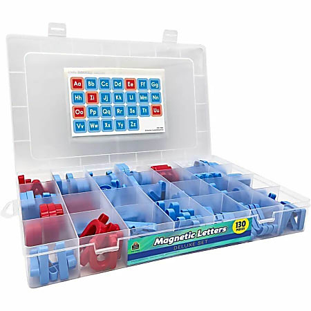 Teacher Created Resources Magnetic Letters Deluxe Set RedBlue