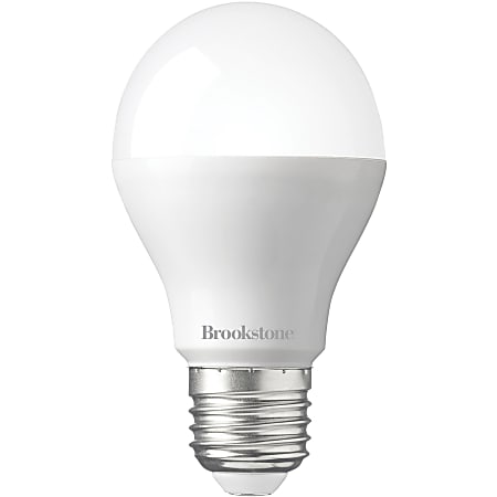 Brookstone BKSBRGB Color Smart Bulb 9 W 60 W Incandescent Equivalent Wattage 800 lm RGB Light Color 25000 Hour 4400.3 F 2426.8 C Color Temperature Alexa Google Assistant Supported Dimmable Wi Fi Energ...
