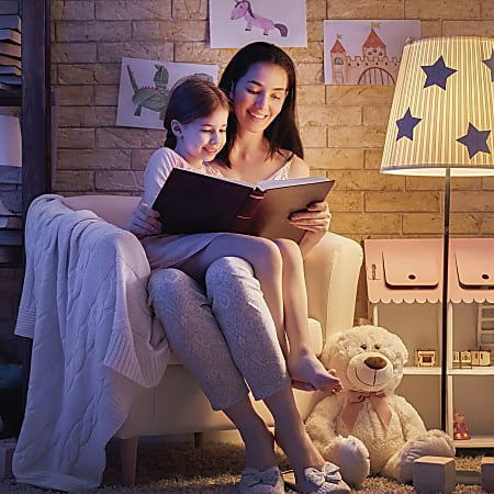 Brookstone BKSBRGB Color Smart Bulb 9 W 60 W Incandescent Equivalent Wattage 800 lm RGB Light Color 25000 Hour 4400.3 F 2426.8 C Color Temperature Alexa Google Assistant Supported Dimmable Wi Fi Energ...