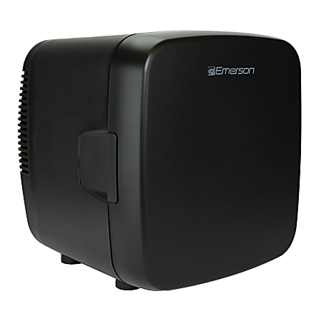 Emerson® 12-Can 9.5 Cu Ft Portable Mini Fridge Cooler XL, Black