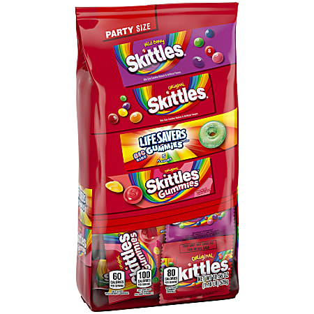 Mars Skittles, Skittles Gummies &amp; Life Savers Gummies Variety Pack, 18.56 Oz