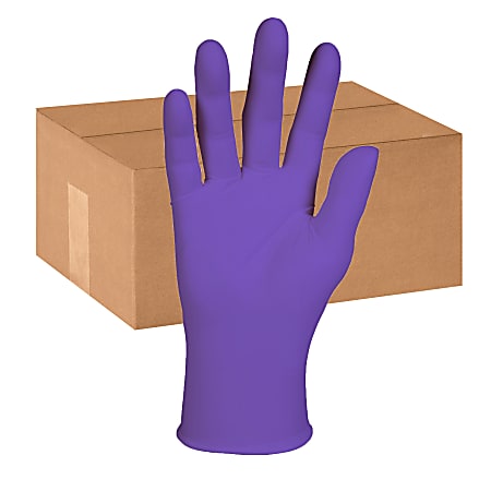 KIMTECH Powder-Free Nitrile Exam Gloves, X-Small, Purple, 100