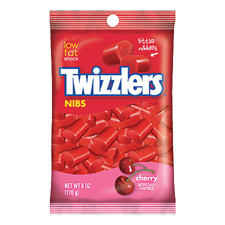Twizzlers® Cherry Nibs, 6 Oz Bag
