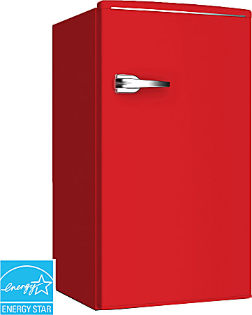 Commercial Cool Retro 3.2 Cu. ft. Refrigerator with Freezer, Red