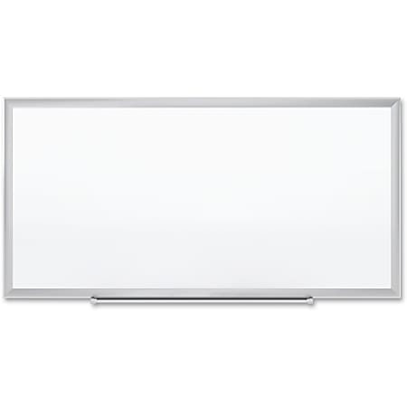 Quartet® Magnetic Porcelain Dry-Erase Whiteboard, 48" x 96", Aluminum Frame With Silver Finish
