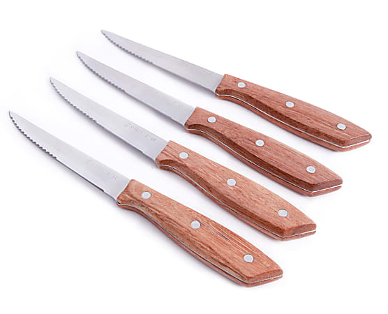 Gibson Home Seward 4-Piece Stainless-Steel Steak Knife Set