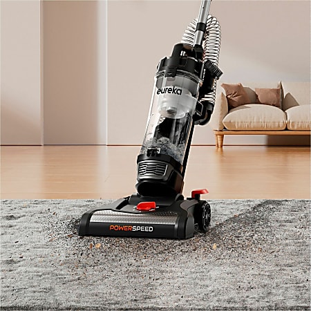 掃除機・クリーナー eureka VACUUM CLEANER Eureka PowerSpeed Bagless Upright Vacuum Cleaner - Office Depot