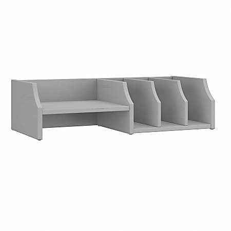 Bush Furniture Salinas Desktop Organizer With Shelves, Cape Cod Gray, Standard Delivery
