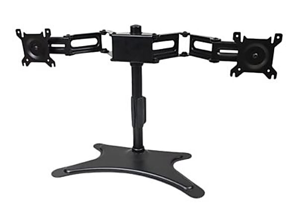 DoubleSight DS-232STB - Stand - Tilt & Swivel - for 2 LCD displays - black - screen size: up to 32" - desktop stand - TAA Compliant
